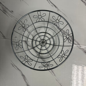 Y2K‎ Daisy Steel Wire Fruit Basket Bowl